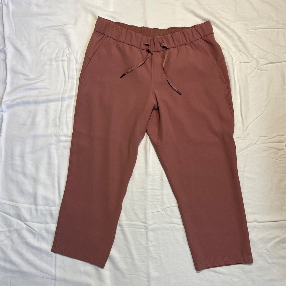 Lululemon On the Fly Pant, Red Dust, Women's, Size 10